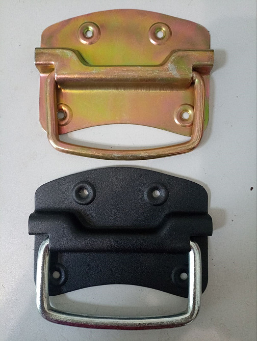 Ручка для скрині (ящика, вулика) в жовтому оцинку польського виробника Київ - фото 1