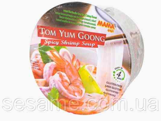Тайская лапша быстрого приготовления в стакане Том Ям Goong Bowl Mama 70 г Харьков