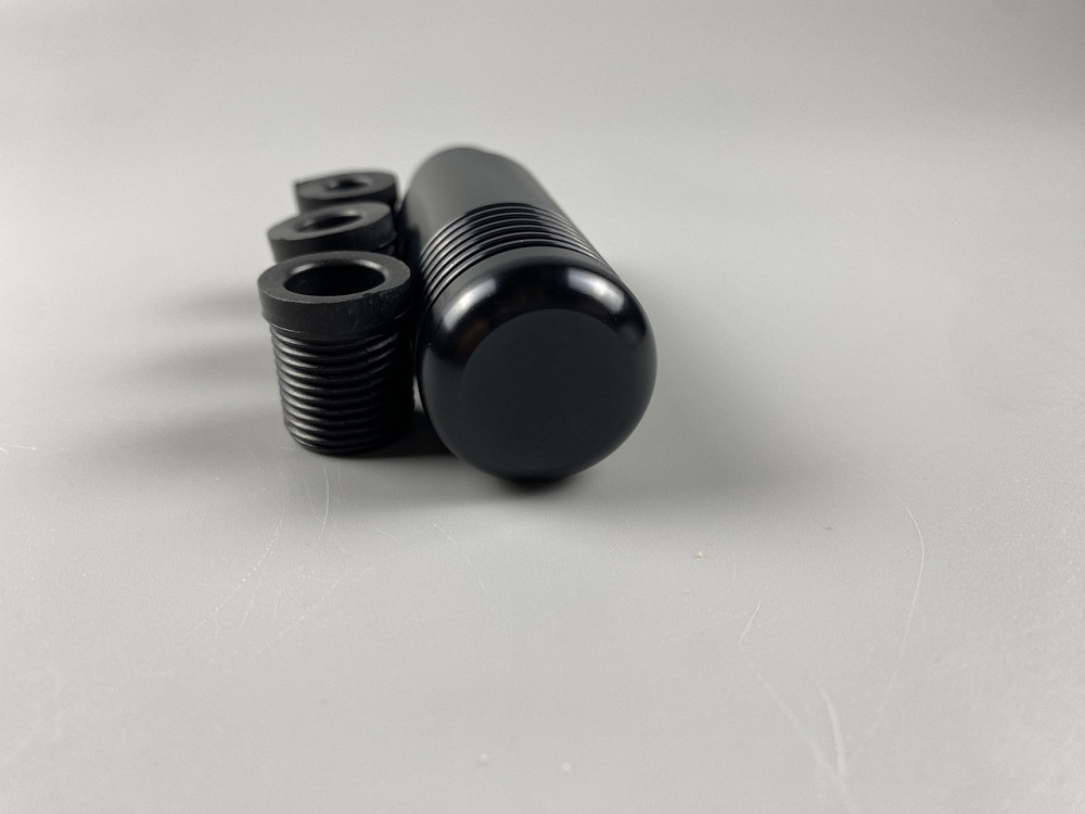 Наконечник на ручку кп, набалдашник на коробку передач ручка кп + 3 штуцери в комплекті чорний Мукачево - фото 5