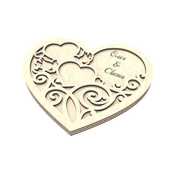 Шкатулка для колец 150х130 мм Киев