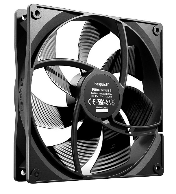 Вентилятор be quiet! Pure Wings 3 140mm PWM 3-Pack Black (BL139) ( 29420 ) Харьков - изображение 3