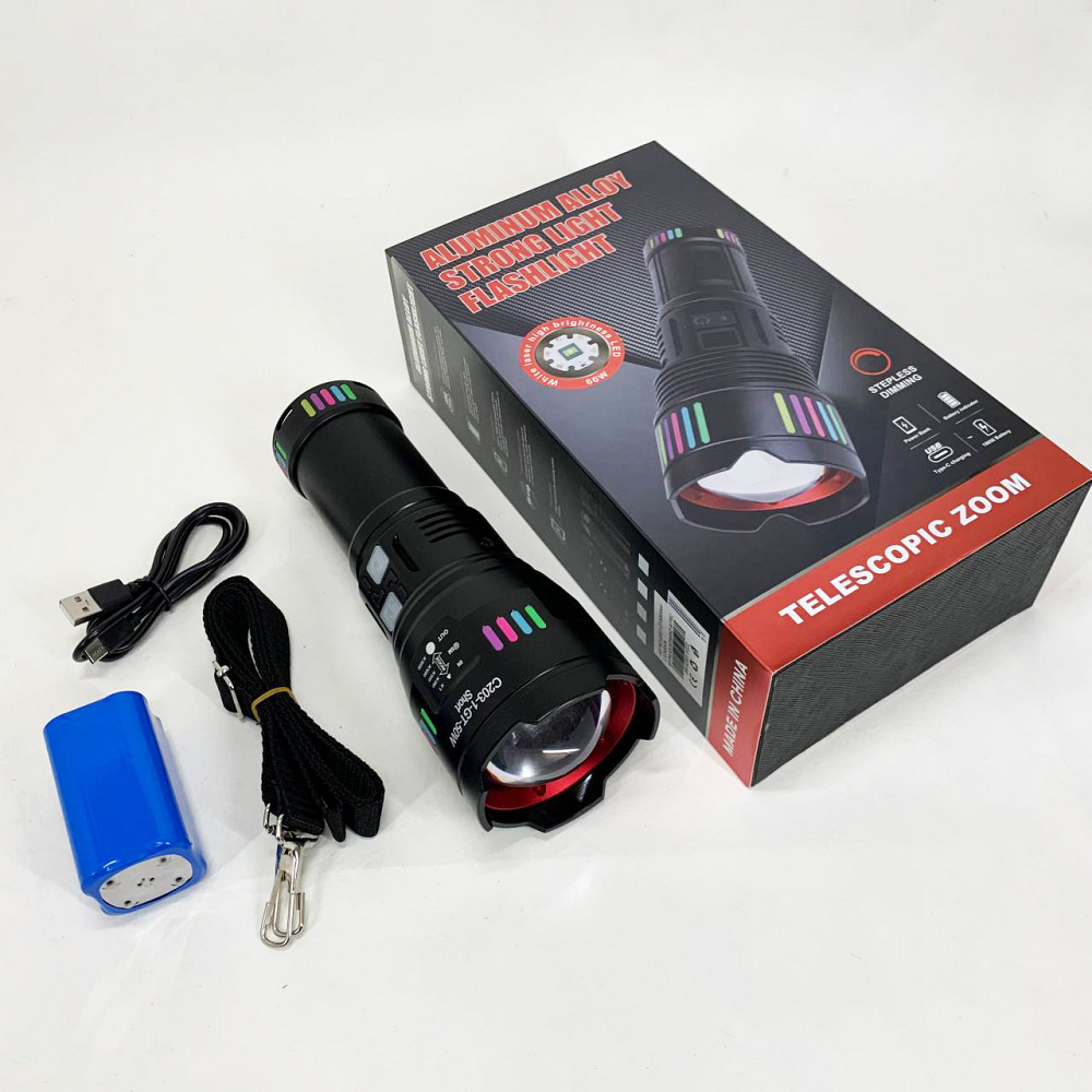 Потужний універсальний ліхтарик, Ручний інспекційний ліхтар, Переносний ручний потужний ліхтар CS-32 Львів - фото 10