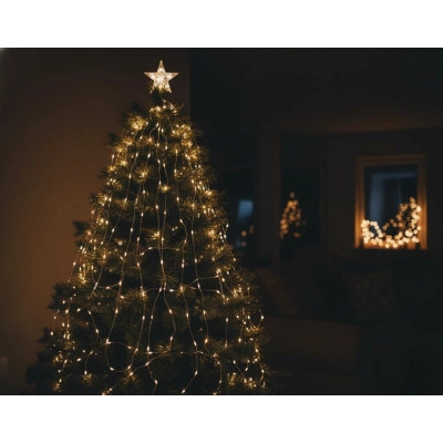 Гірлянда Chomik Оберемок струн 200 LED 10х2 м, теплий білий, IP44, від мережі (5900779901780) Вінниця - фото 1