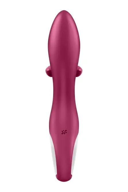 Вібратор-кролик із потрійним відростком Satisfyer Embrace me Berry, 2 мотори, діаметр 3,6 см Львів - фото 6