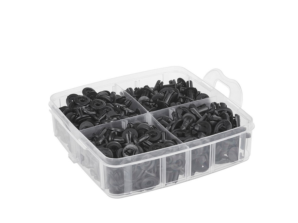 РемНабір автомобільних кліпс із знімачами "GeKo" комплект: 655 деталей - 16розмірів кліс+10стяжок+20подушечок Киев - изображение 6