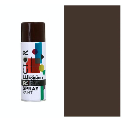 Аерозольна фарба для автомобіля RECTOR універсальна 8017 т. коричневий гл. 400мл (000013231) Вінниця - фото 2