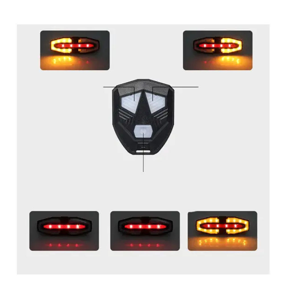 Подарунковий набір для велосипедиста Задній стоп із поворотниками та потужна велофара із сигналом на пульт Бровари - фото 7