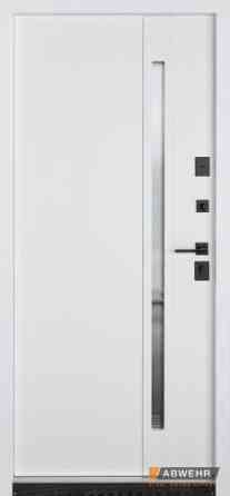 Входная дверь с терморазрывом Abwehr Termix Avenue 537 Металл Lampre Антрацит+ Vinori Белая 960*2050 мм Киев