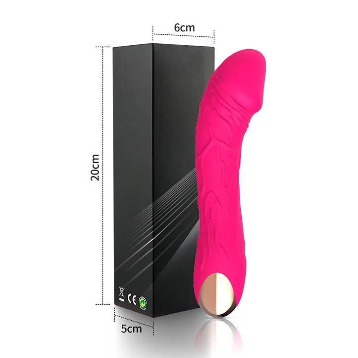 Вібратор для стимуляції точки G "Dibe" 20 режимів вібрації Фуксія Вінниця - фото 1