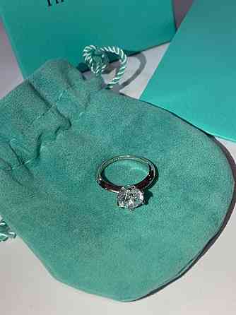 Кольцо Тиффани Tiffany, серебро 925 пробы / упаковано в мешочек Тиффани Одесса