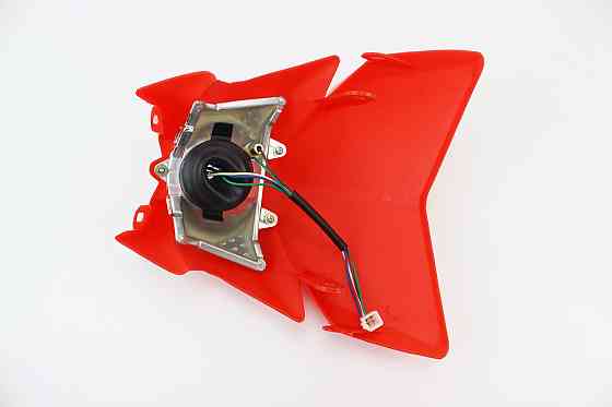 пластик - обтічник + фара, ЧЕРВОНИЙ, тип 3 Київ