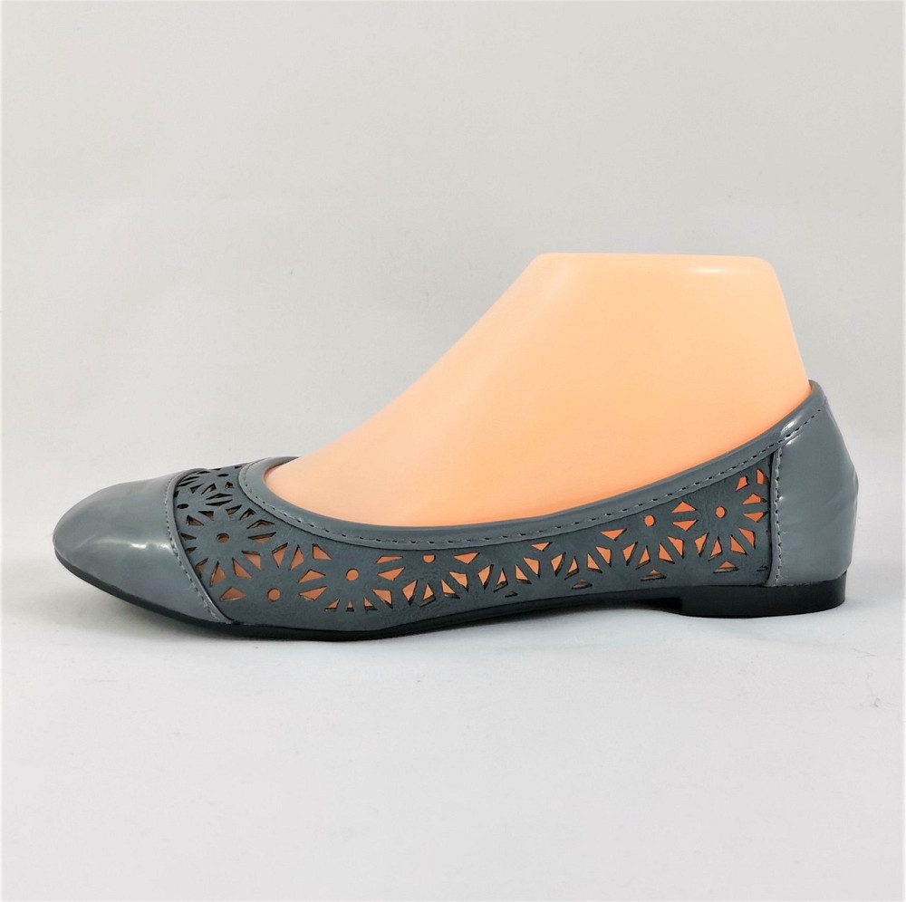 .Жінні Літні Балетки Сірі Мокасини Туфлі (розміри: 37,38) — 06-3 Дніпро - фото 4