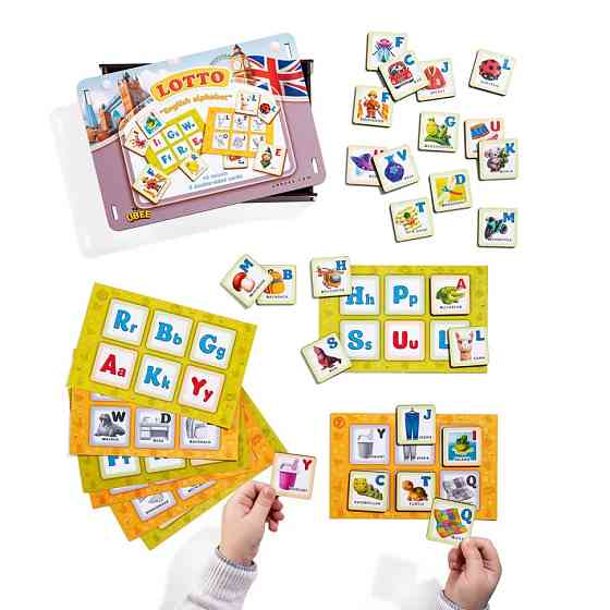 Дитяча гра Лото "Англійський алфавіт" (ПСД255) PSD255 ENG Вінниця