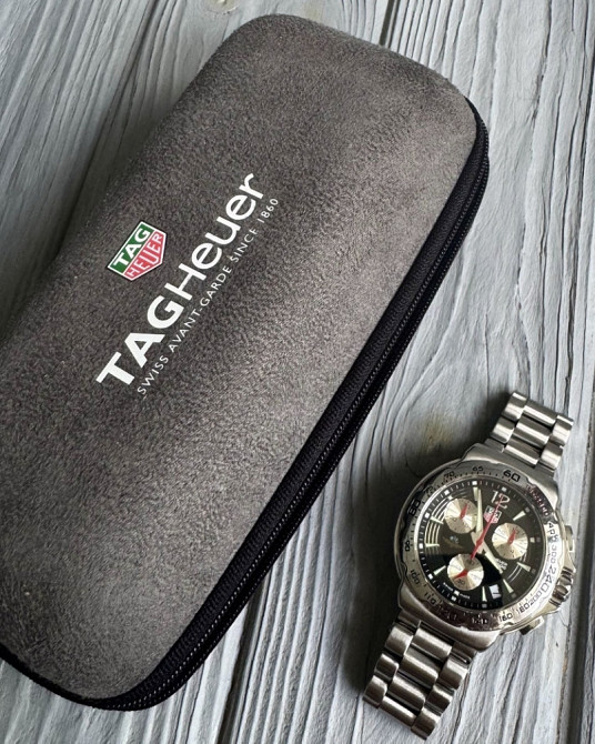 Чоловічі Годинники TAG Heuer Formula 1 Chronograph black silver Харків - фото 5