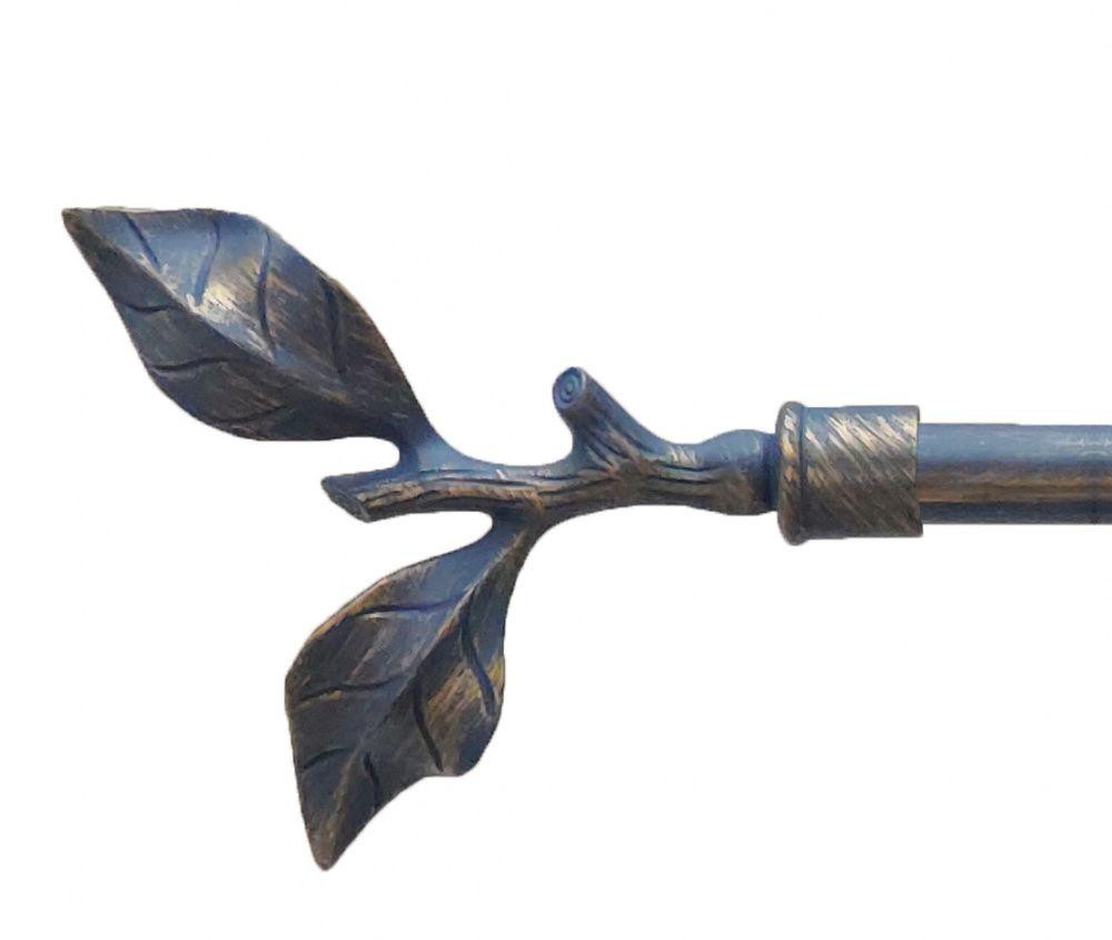 Закінчення для карнизу Orvit ЛИСТОК ТРОЯНДИ 16 мм БЛАКИТЬ ЗОЛОТА Львов - изображение 1