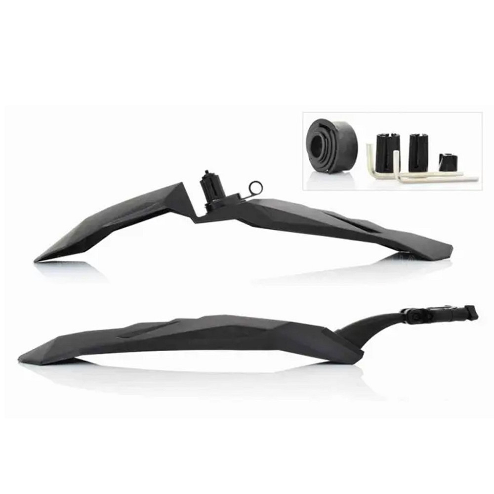 Крылья велосипедные 26-29" быстросъемные Feel Fit черный Бровары - изображение 3