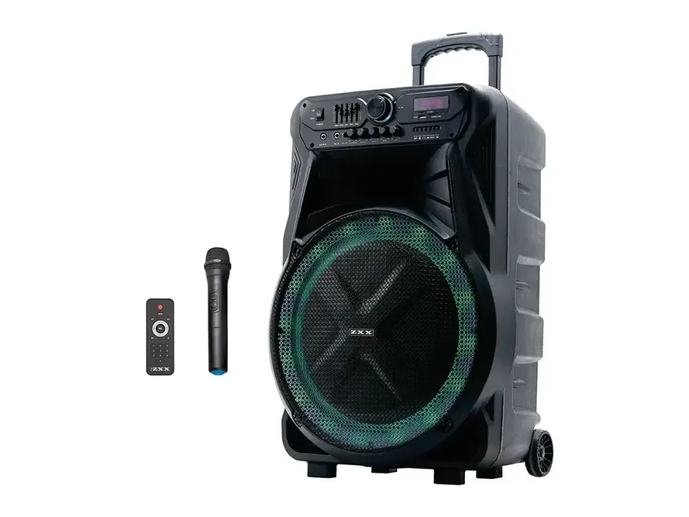 Акустична переносна колонка ZXX-7272 600Вт 15" 66х45х31см TWS/USB/SD/FM/BT/MIC/ДК Одеса - фото 3