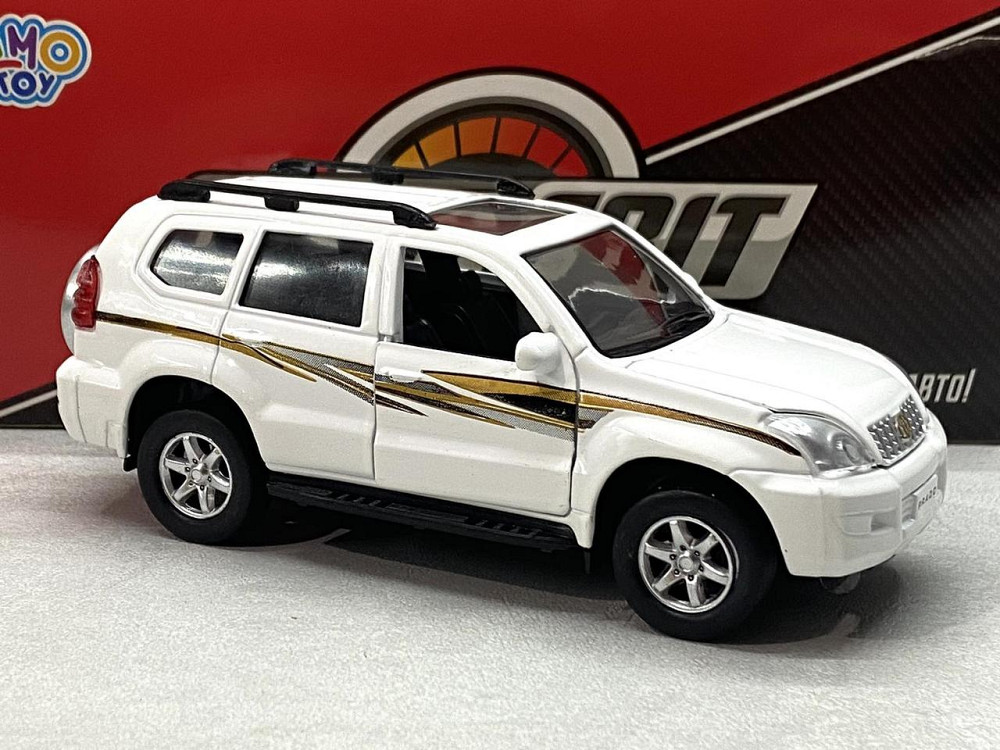 Машина Автосвіт Toyota Prado інерційна Біла (AS-2697) Чернігів - фото 4
