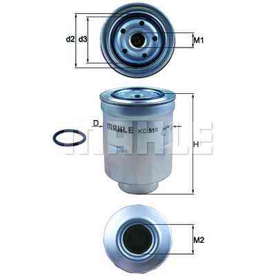 Фильтр топливный Mahle KC510D Винница