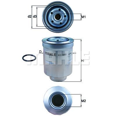 Фільтр паливний Mahle KC510D Вінниця - фото 1