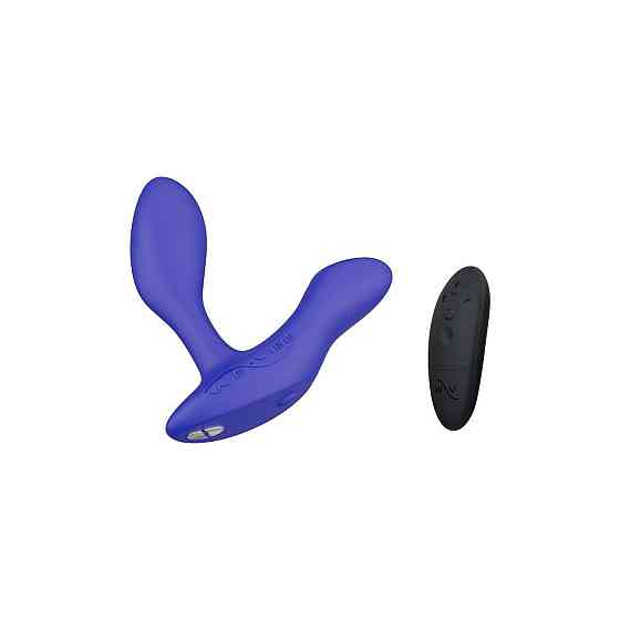 Смарт-вібромасажер простати We-Vibe Vector+ ROYAL BLUE, пульт ДК, регульований кут нахилу Sex Aura Київ