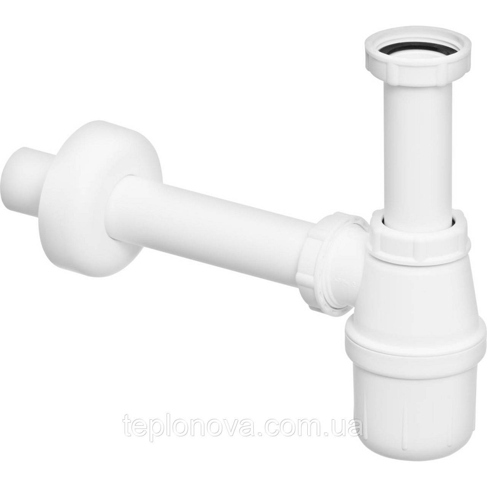 Сифон для раковини VIEGA 1 1/4| х1 1/4" пластик білий пляш. б/г 108694 Чернівці - фото 1
