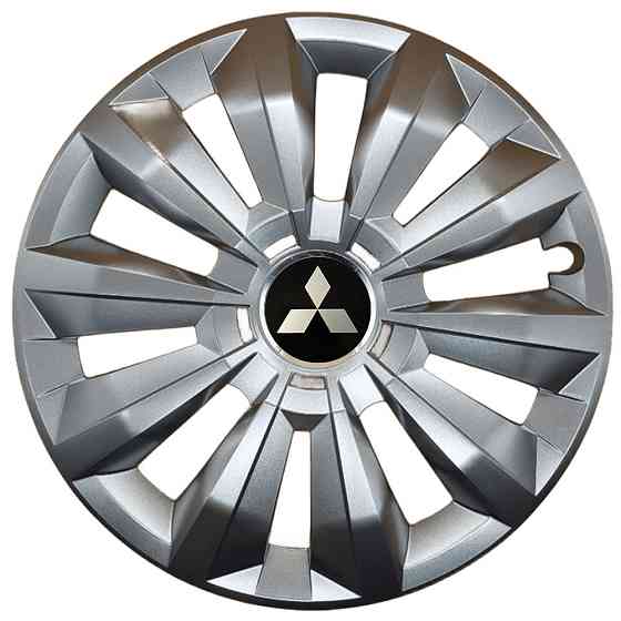Автомобильные модельные колпаки R16 Mitsubishi 434 4шт, SJS, серебристые Киев