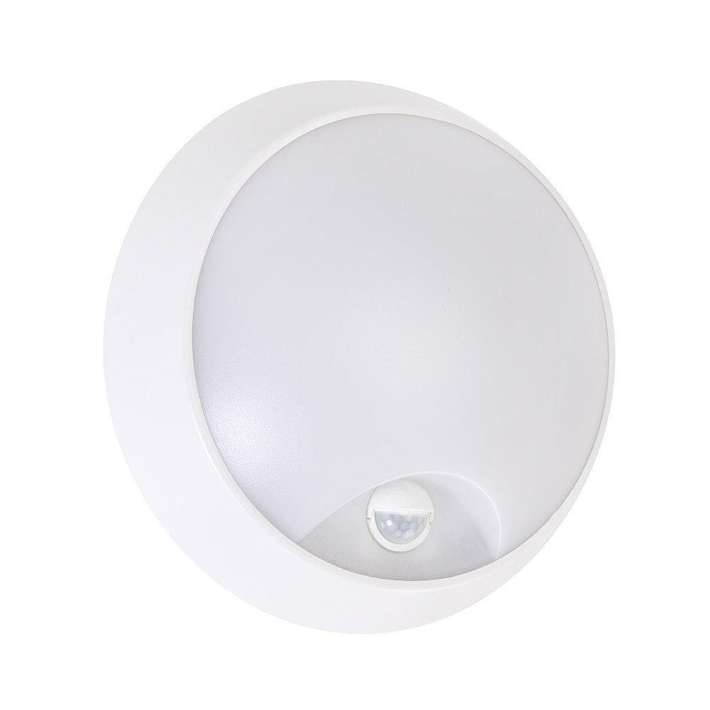 Світлодіодний світильник вологозахищений SORENTO 3CCT 20W IP54 білий з датчиком руху Київ - фото 1