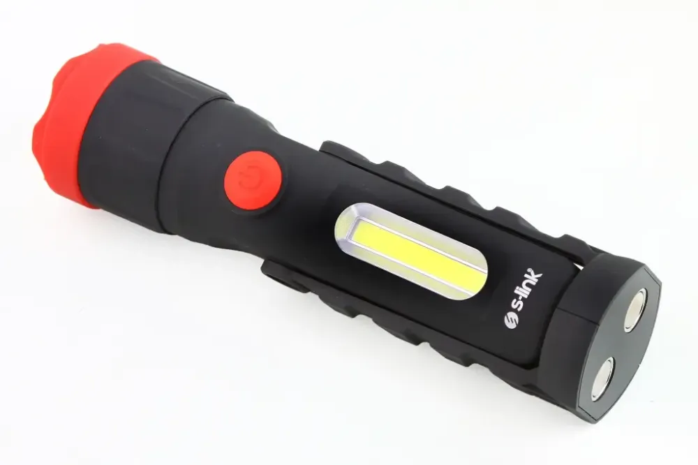 Ліхтарик ручного пласту. 130лм/3Вт S-link з магнітом (4 режими, під ААА батарейки) Вінниця - фото 3
