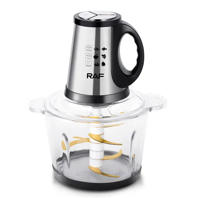 Подрібнювач чоппер блендер RAF R-7028 2в1 3л 300Вт Вінниця - фото 4