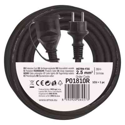 Мережевий подовжувач EMOS P01810R Вінниця