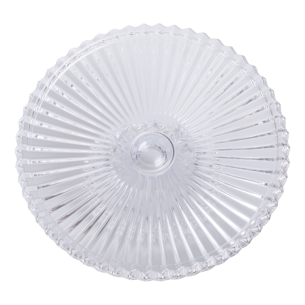 Yiwu Тортівниця на ніжці 25 см скляна HP-19-138 Київ - фото 3