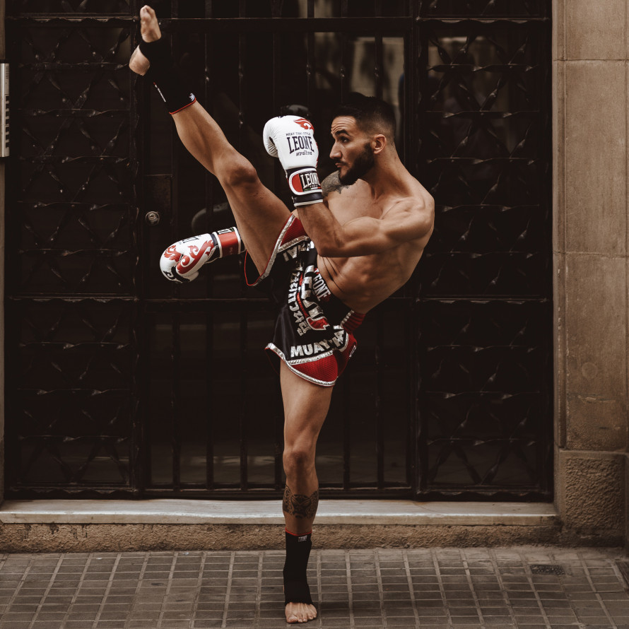 Шорти для тайського боксу Leone Chiang Rai Black XL Каменское - изображение 8