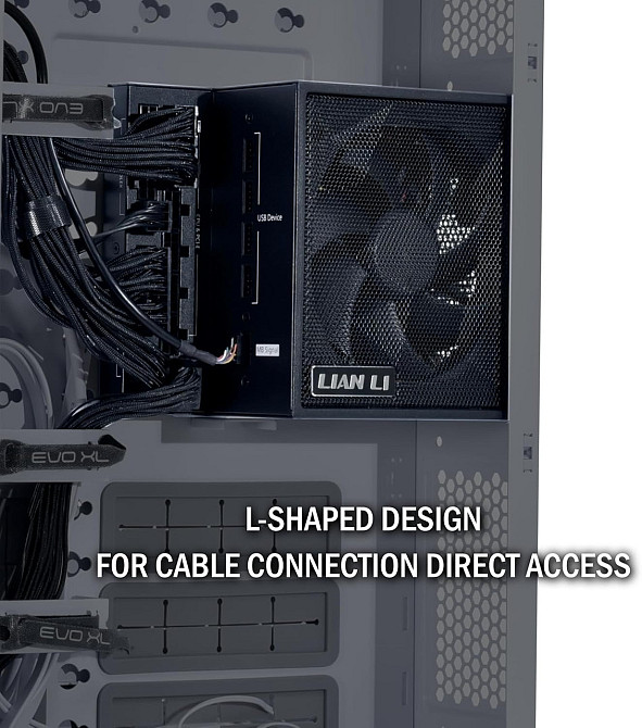 Блок живлення Lian Li EDGE1300, 80 Plus Platinum, Black, EU Cord (G9P.EG1300.BE00.EU) ( 17842 ) Харків - фото 4