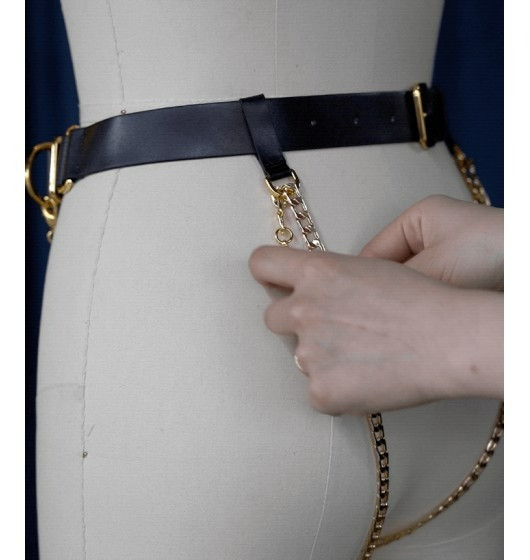 Пояс із золотими ланцюжками Upko Indulge In The Restraints Collection Sex Aura Київ - фото 6