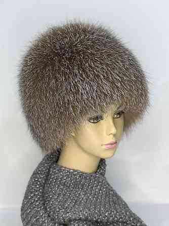 Меховая шапка женская кубанка с блюфрост Золотистый Харьков