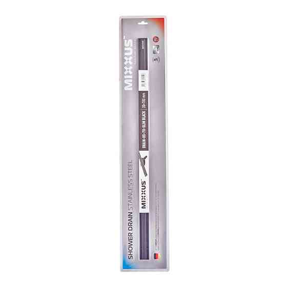 Душовий трап з нерж. сталі SUS304 Mixxus Drain-05-70-Slim Black     ( MI6170 ) 31016 Харків