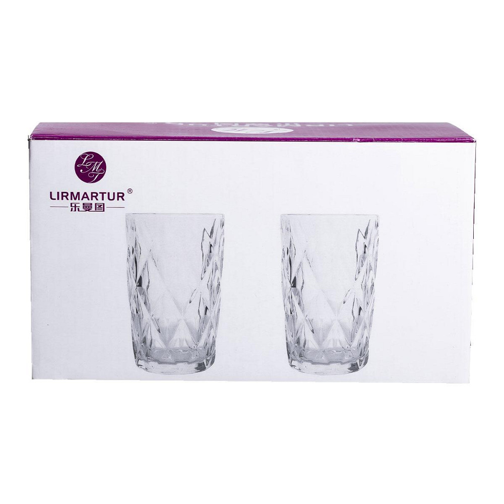 Набор стаканов для напитков 6 шт из толстого стекла 400 мл стаканы для холодных напитков HP-YH-63 Киев - изображение 6