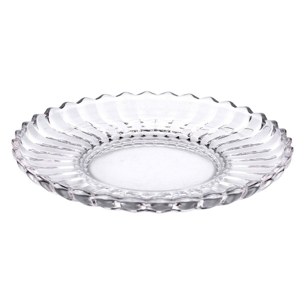 Прозоре кругле сервировочне блюдо Ø 28 см для дому та кафе Київ - фото 5