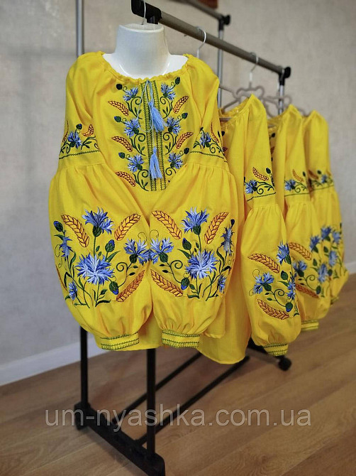 Детская вышиванка с васильками и колосками Кривой Рог - изображение 7