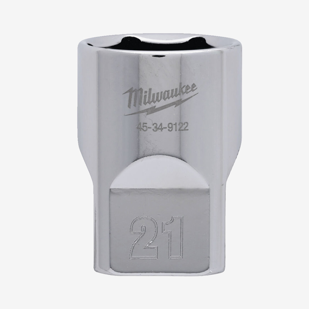 Головка хромированная метрическая 1/2'' MILWAUKEE, 21мм Одесса - изображение 1