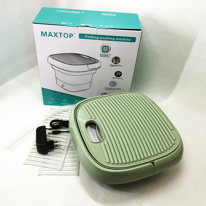 Пральна машина для дачі MAXTOP, Міні пральна машина для шкарпеток Складна XY-48 Львів - фото 9