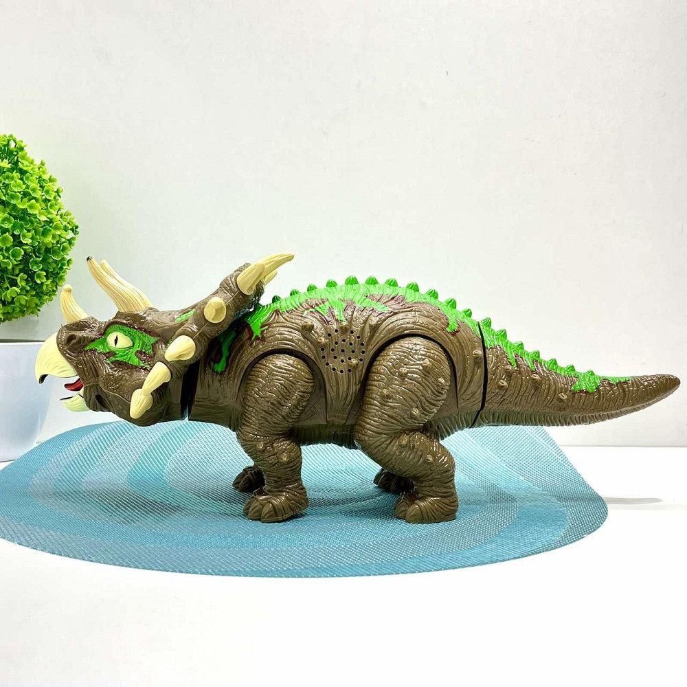 Динозавр ходит виляє хвостом і головою зі світловими та звуковими ефектами (904A) Чернігів - фото 7