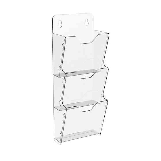 Кишеня буклетниця EKOSTAR 3-ярусна А6 вертикальний Київ