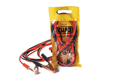 Дроти пускові 150А, 12V, Ø 7мм, 2,5м (кабель пусковий, прикурювач акумулятора) СИЛА Київ - фото 1