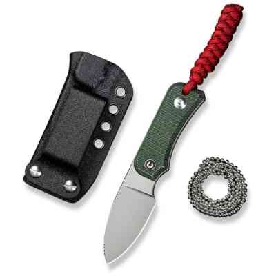 Нож Civivi Baby Banter Fixed Blade, Green Micarta, Satin (C23045-2) Винница