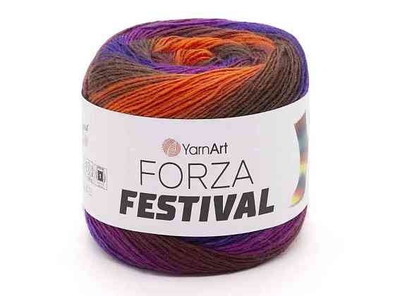 Пряжа Forza Festival 75% шерсть 25% полиамид 420м 100г 4шт/уп арт.2903 ТМ YARNART Киев