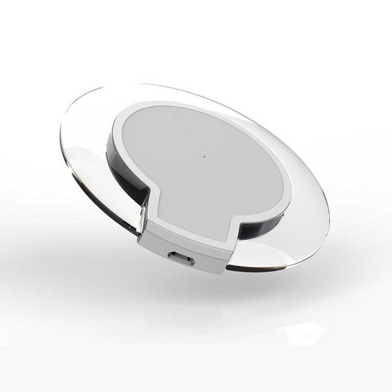 Біле бездротове зарядне з підсвіткою Київ - фото 12