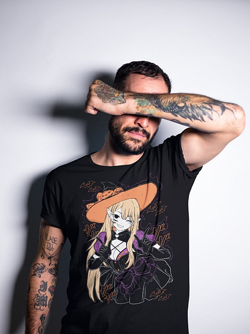 Футболка мужская аниме Марин Китагава Мй Дресс оверсайз (S/M/L) Черний AnimeJ0501 Днепр - изображение 3