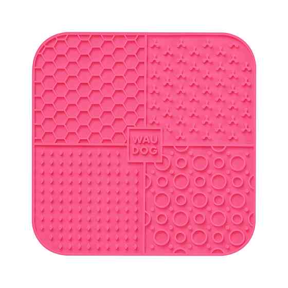 Коврик для слизи WAUDOG Silicone, 190х190х10 мм, розовый Киев